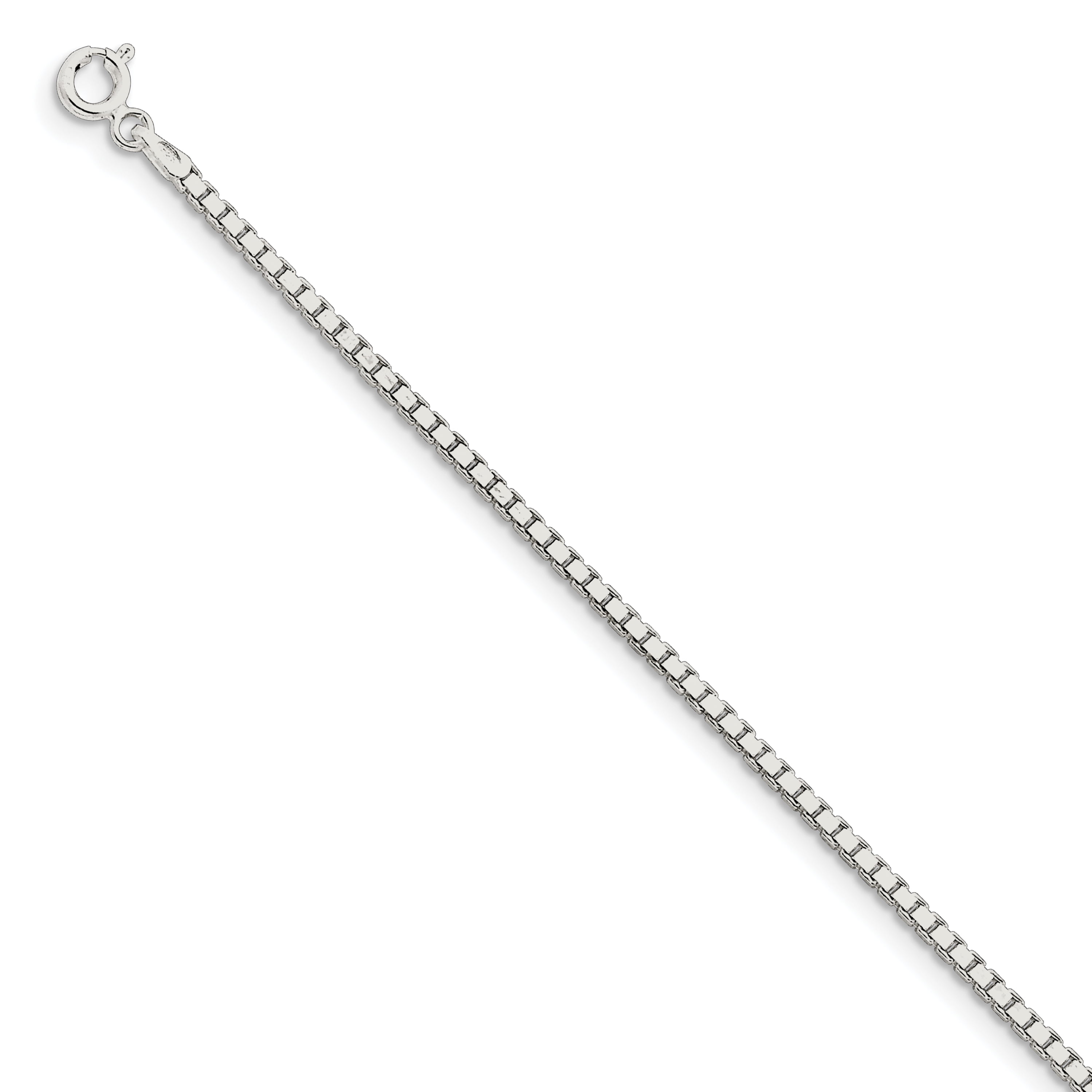 ANKLET 925 Sterling Silver 1.9mm Pop-Corn Chain NEW 7,8,9,10,11 inches BRACELET