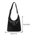 thumbnail image 2 of Bolso de hombro grande para mujer bolso de mano tejido versátil bolso bandolera bolso de compras, 2 of 9