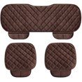 thumbnail image 1 of Car Seat Cushion Cover Winter Warm Leopard Rabbit Plush Seat Cushion, 1 of 4