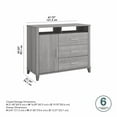 thumbnail image 4 of Somerset Office Storage Credenza in Platinum Gray - Engineered Wood, 4 of 7