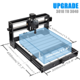 thumbnail image 2 of 4x CNC 3018 Pro Upgrade Kit Extension Kit for 3018 to 3040 Compatible for 3018 Pro CNC Engraving Milling Machine, 2 of 7
