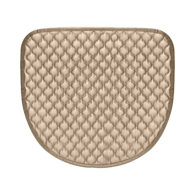 Curved Dining Chair Cushion 49x49cm Non Slip Breathable Comfortable Seat Pad With Edging Machine Washable Home