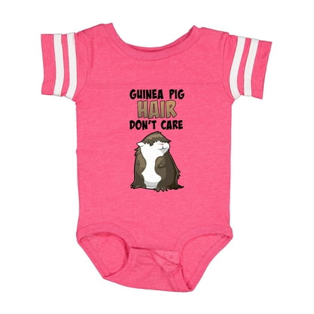 

Inktastic Guinea Pig Hair Don t Care Boys or Girls Baby Bodysuit