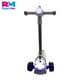 thumbnail image 3 of Scooter Patín Forma De Tren Con Luz Sonido De Pie P/ Niños gris, 3 of 8