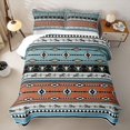 thumbnail image 2 of jejeloiu Aztec Geometric Pattern Twin Quilt Set Kids,Tribal Bull Skull Twin Coverlet Set,2 Pieces, 2 of 7