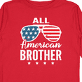 thumbnail image 4 of Inktastic All American Brother USA Parade Boys Long Sleeve Toddler T-Shirt, 4 of 5