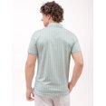 thumbnail image 3 of Chemises de Golf pour Hommes à Manches Courtes, Évacuation de l'Humidité, Ajustement Sec, Motifs Imprimés, Col à Revers, Performance Polo Chemises de Golf pour Hommes, 3 of 6