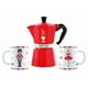 thumbnail image 2 of Cafetera Bialetti Moka Express para 6 Tazas Roja Edición Nutcracker, 2 of 2