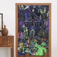 thumbnail image 4 of Cortinas opacas para decoración del hogar de niñas y niños, cortinas térmicas con ojales de animación de Pesadilla antes de Navidad, cortinas opacas para dormitorio y sala de estar, 4 of 7