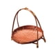 thumbnail image 4 of Cesta de frutas tejida de bambú, organizador de cesta de pan, cesta decorativa para comida, cesta de almacenamiento de bambú rústica, almacenamiento d 1 capa 21cmx22cm, 4 of 9