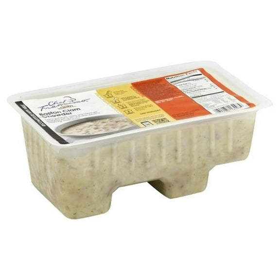 Chef Francisco Boston Clam Chowder Soup, 4 Pound -- 4 per case