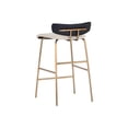 thumbnail image 5 of Home Square Lorelei 25.5" Counter Stool in Dillon Cream/Black - Set of 3, 5 of 8