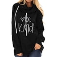 thumbnail image 5 of Sudaderas Con Capucha Para Mujer, Sudaderas Con Capucha Informales Para Mujer, Transpirables, Amigables Con La Piel, Poliéster Suave, Estampado De Letras Para Exteriores ANGGREK Otros, 5 of 5