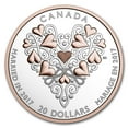 thumbnail image 1 of 2017 Canada 1 oz Silver $20 Best Wishes on Your Wedding Day, 1 of 2