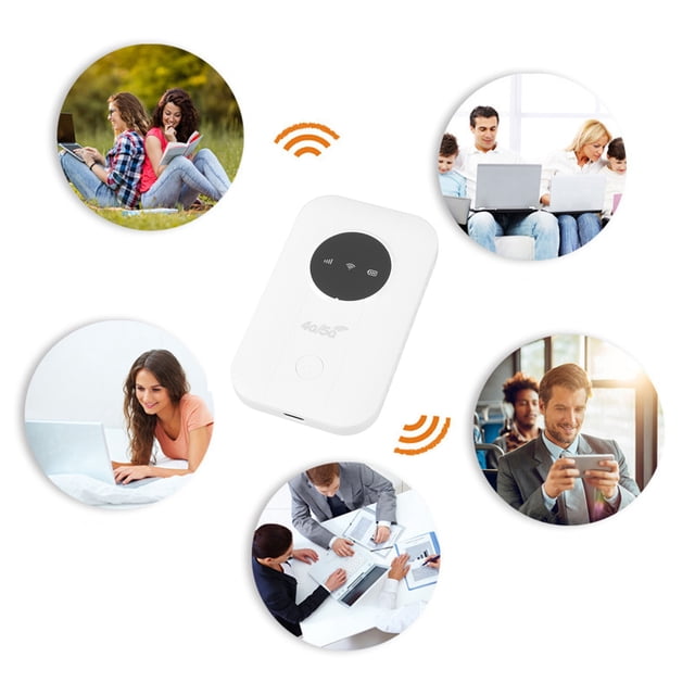 Enrutador Portátil, Ranura Para Tarjeta SIM De 2100 MAh Enrutador Portátil 4G 5G Hasta 10 Dispositivos Compacto Para Viajar