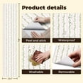 thumbnail image 5 of Vintage Peel and Stick Wallpaper 23.6in x 9.8ft Floral Vine Soft Pink Stripes White Contact Paper Vinyl Waterproof Self Adhesive Wall Paper for Girls Bedroom Nursery Shelf Cabinet Renter Friendly, 5 of 8