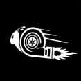 thumbnail image 2 of Walbest 1 PCS Car Sticker - Turbo Snail Racing Universal Auto Car Motorcycle Decal Reflective Sticker Decoration, 2 of 6