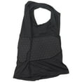 thumbnail image 3 of Men's Rib Protector Padded Vest Compression Shirt Training Vest with 3-Pad for Football Soccer Basketball Hockey Protective Gear XL, 3 of 8