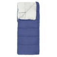 Wenzel Camper 40 Degree Rectangular Sleeping Bag, Blue, 33"x 75