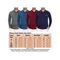 thumbnail image 2 of Niuer Men Polo Shirt Casual Slim Fit Knit Tops Long Sleeve Lapel Pocket Sweater 1/4 Button Down, 2 of 6
