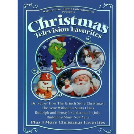 Grinch Stole Christmas Flannel - Christmas Television Favorites (Dr. Seuss' How the Grinch Stole Christmas! / The Year Without a Santa Claus / Rudolph