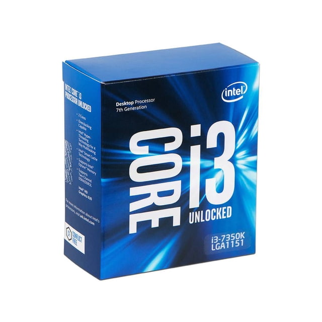 Procesador Intel Core i3-7350K de Séptima Generación 4.2 GHz BX80677I37350K