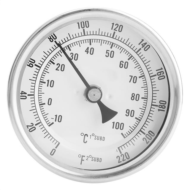 Termómetro Bimetálico, Termómetro De Esfera Portátil De 0°F-220°F, Recipientes De Puré Para Hervidores De Cerveza Caseros Para Fermentador De Ollas YLSHRF Bi metal Thermometer