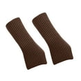 thumbnail image 6 of Fgnfyis Ladies Fashion Convertible Knit Mittens Gloves Warm Fingerless Winter Flowers Design Coffee One Size, 6 of 6