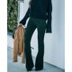 thumbnail image 2 of Pantalones Ajustados Para Mujer, Pantalones De Mujer De Moda De Color Puro Para Invierno Para Dama, 2 of 6