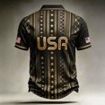 thumbnail image 5 of 2026 New USA Soccer Jersey Men United States National Team Shirt, United States Jersey Soccer, Resistant Crew Neck Short Sleeve Football Tee for Sports Casual Daily Use for Adult(Hot Pink, XL), 5 of 5