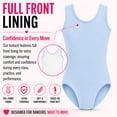 thumbnail image 2 of Dancina Tank Leotard for Girls - Soft Cotton Leotard for Toddlers & Kids - Practice Leo for Ballet, Dance & Gymnastics, 2 of 7