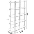 thumbnail image 6 of 5 Tier Open Bookshelf, Contemporary Classic Modern Style Free Standing Wood Display Rack Unit for Collections,�59", 6 of 8
