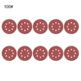 thumbnail image 4 of 10Pc Disc Sandpaper 125Mm Brushed Sheet 5 Inches 8 Holes Back Velvet Disc Dry Sanding Paper Sheet, 4 of 7