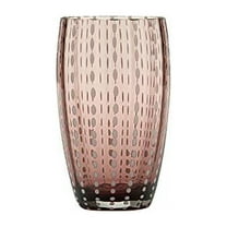 Zafferano Perle Glass Beverage Glasses Set-6  Amethyst