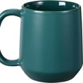 thumbnail image 6 of Ceramic Coffee Mug, 16 oz Large Coffee Cup, Tea Mug with Handle, Flat Bottom Mug for Men, Women, Office, Turquoise, 6 of 6