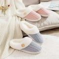 thumbnail image 4 of Catlerio Women's Slippers Warm Knitted Jacquard Slippers for Women, 4 of 5