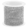 thumbnail image 1 of 1 Roll Rhinestone Chain DIY Wedding Sash Belt Rhinestone Chain Dress Decorative Chain, 1 of 9