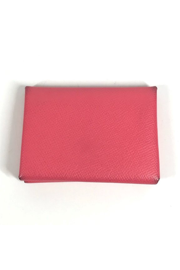 Pre-Owned HERMES Calvi Duo business card holder, pass case, coin purse, bifold wallet, Epson,...
