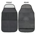 thumbnail image 3 of 2Pcs Yiyasu Car Rear Seat Protector Kids Anti-Kick Mud Clean Mat Seat Organizer Pad Black, 3 of 6