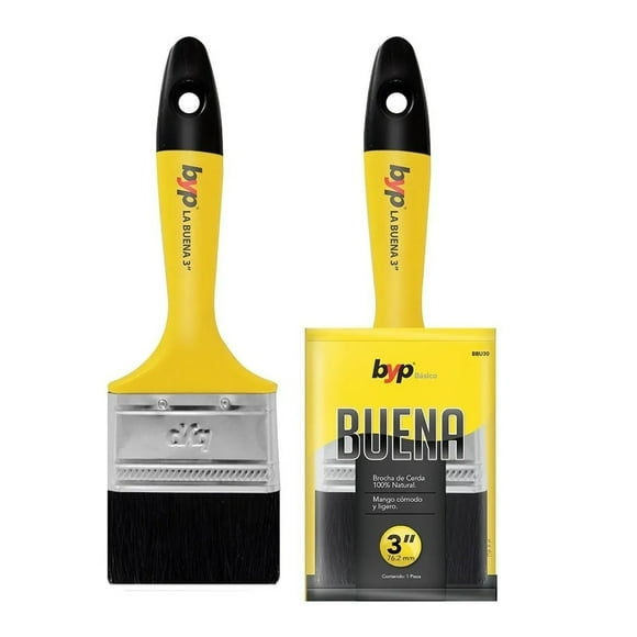 Brocha la buena 3" BYP Caja con 12 piezas