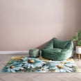 thumbnail image 6 of Well Woven Bliss Blue & Green Modern Floral 8x10 (7'10" x 9'10") Area Rug, 6 of 6