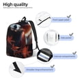 thumbnail image 3 of Yiaed Red Panda Autumn Branches Print Laptop Backpack Travel Canvas Backpack Vintage Aesthetic Backpack for School Knapsack Plain Backpack Backpack for School-, 3 of 5