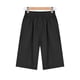 thumbnail image 4 of ICHUANYI Clearance Women's Summer Color Five Points Cotton Linen Pants Casual Pants(Black, M) ICHUANYI WER2023081001496, 4 of 7
