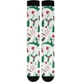 thumbnail image 7 of FREEAMG Christmas Decoration Compression Socks for Men & Women Running Stockings Knee High Socks for Gardening Running Cycling Travel and Climbing, 1 Pair, 7 of 7