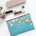 thumbnail image 6 of Susaid Seashells And Fishing Net On Blue Wooden Table Print Makeup Mini Bags for Women Multi Color Cosmetics Bag Travel Toiletry Bag Pencil Pouch Blank Makeup Bags with Zipper, 6 of 7