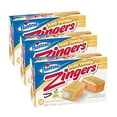 Hostess Zingers Iced Vanilla Cake, 10 Piece (Pack of 4)