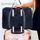 thumbnail image 3 of Maleta de Viaje Plegable, Bolsa de Lona Impermeable de Gran Capacidad para Cabina de Avión Organizadores de Equipaje para Viajes Gimnasio Deportes (Blue), 3 of 4
