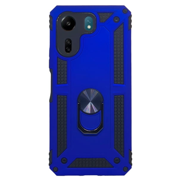 Funda Uso Rudo Cely Vesmir con Anillo Magnético Para Xiaomi Redmi 13C Azul Rey