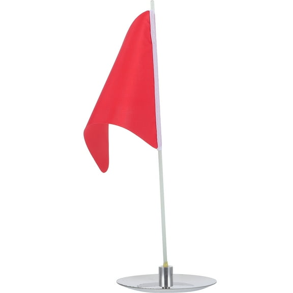 ifundom Lightweight Red Golf Flag for Putting Green Practice, Golf Accessories for Training and Outdoor Use