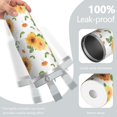 thumbnail image 2 of Sunflower 30oz Tumbler with Carry Handle – Double Wall Stainless Steel Insulated Cup, Flip Straw Lid, Leak-Proof & BPA-Free for Hot and Cold Drinks, Sports Outdoor Workout Christmas Birthday Travel, 2 of 6